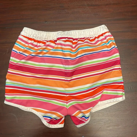 Lands End striped girls swim shorts size 16 - Picture 3 of 4